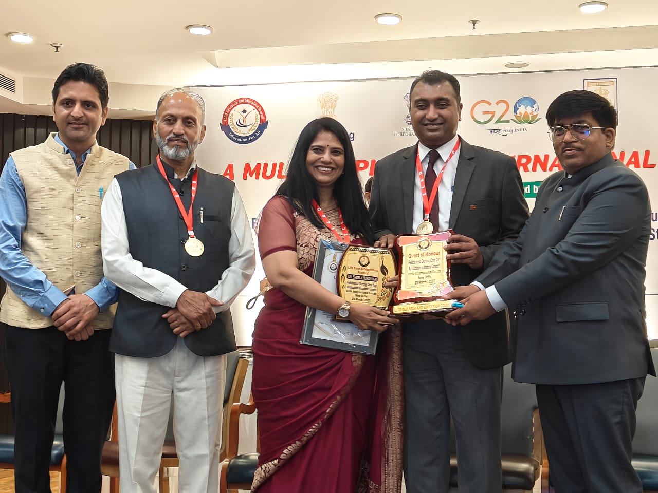 Lifetime Achievement Award by ECRD Research & Education Council